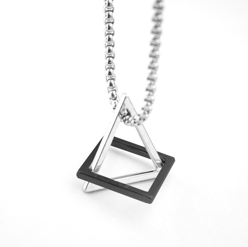 Wholesale Triangle Hip Hop Long Sweater Chain